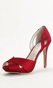 Crisscross Strap Peep Toe Pump David S Bridal Bridesmaid Shoes Bridesmaids Heels Heels