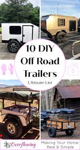 10 diy teardrop trailer plans. 10 Diy Off Road Trailer Plans To Build Yours Quickly