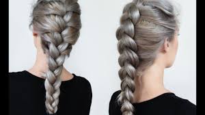 Elegant quick boho updo youtube , 110 cm russian long hair braid. Braiding Styles Three Strand Braid Youtube