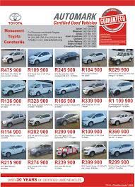 Good News On A Monday Morning Guaranteed Monument Toyota Constantia Where You Can Find Cars That S Almost Brand New Used Cars Car Find Constantia