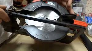 Black And Decker 20v Circular Saw Blade Install Blade To Black Decker 20 Volt Lithium Circular Saw Youtube