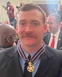 Today UFA member Firefighter Patrick Thornton received the Medal of Valor  at the White House for his heroic bravery. Earlier this year, Firefighter  Thornton saved a man trapped under a capsized vessel