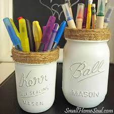 Diy floral napkin holder rings. Diy Mason Jar Pencil Holders Girl Just Diy