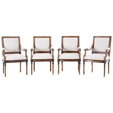 Louis Xvi Style Dining Armchairs Set Of 4 Dining Arm Chair Dining Room Chairs Modern Modern Dining Arm Chairs