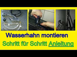 Wasserhahn Einbauen Kuche Kuchenarmatur Montieren Schritt Fur Schritt Anleitung Wasserhahn Wasserhahn Kuche Montiert