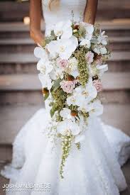 White Orchid And Pink Rose Wedding Bouquet Bridal Bouquet Flowers Orchid Bouquet Wedding White Orchid Bouquet