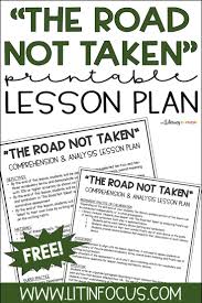 Robert Frost S The Road Not Taken Lesson Plan Pdf Lesson Plan Pdf How To Plan Printable Lesson Plans