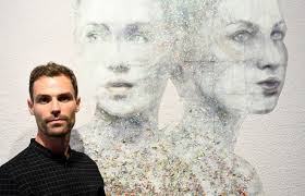 British Artist Nick Gentry Poses Photographs Editorial Stock Photo