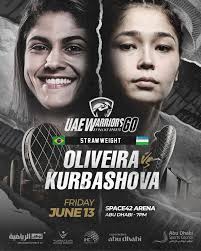 Na manhã desta quinta-feira (12), Michele Oliveira subiu na balança e  confirmou: está pronta para a guerra.