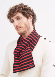 SAINT-JAMES Duguay striped scarf in wool blend