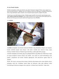 Arababu merupakan alat musik tradisional yang digesek dan menghasilkan suara melodis. 10 Alat Musik Maluku Tenggara 2019