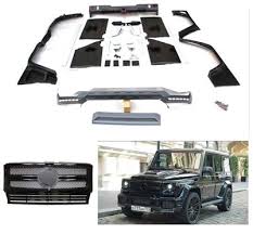 G Wagon Brabus Body Kit With Rear Bumper W463 1990 2017 G500 G63 G550 G55 G65 Body Kit Bumpers G Wagon