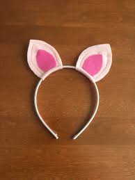 Pig Ears Headband Peppa George Halloween Costume Ears Sewn Etsy In 2021 Pig Ears Ear Headbands Pig Costumes