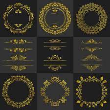 Gratis Eps Fil Gyllene Rund Ram Med Kalligrafiska Oranment Vektor Nedladdning Namn Gyllene Rund Ram Med Kalligrafiska Oranment Vector Creative Download Vector