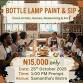Bottle Lamp Paint and Sip event image