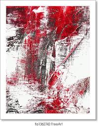 Freeart Fa1362742 Free Art Prints Red Abstract Art Abstract
