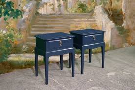 What you need to know about chalk paint. Pair Of Stag Bedside Tables Hague Blue Painted Vintage Antique Farmhouse Furniture