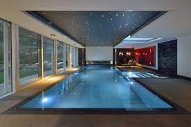 domotica swimmingpool domotica zwembad binnenzwembad villa home automation lichtplan lightdesign home architecture thuis binnenzwembad tuin inspiratie