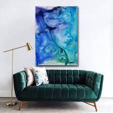 Head over to my clever nest for all the details and to see how the art looks on the wall. The Mirror Waters Art Print Abstract Ocean Watercolor Painting Brazen Design Studio