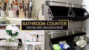 Living room furniture arrangement ideas. 12 Bathroom Counter Decor And Organizations Youtube