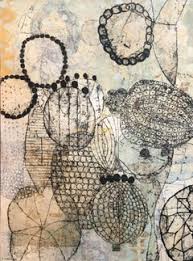 Eva isaksen was born and raised in bodø, norway and currently lives and works in seattle, washington. Eva Isaksen Seeds And Beads Contemporary Mixed Media Collage Canvas Printmaking For Sale At 1stdibs