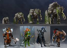 Dota2 Heroes Drew Wolf Art Concept Art Characters Wolf Art Character Design Inspiration