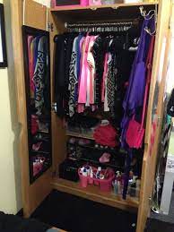 Made with lightweight polyester fabric, the internet's best hanging closet organizer ($33) is not only collapsable and easy to pack, it also includes three removable drawers for even more storage options. Dorm Room Closet My Apartment No Closet Space Dorm Room Closet College Dorm Closet Dorm Closet