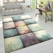 Toller teppich und sehr schnelle lieferung! Teppich Karo Farbverlauf Pastell Bunt Teppichcenter24
