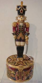 Christmas music boxes add to the festive christmas decorations. Sold Price Jay Strongwater Ltd Ed Nutcracker Music Box Invalid Date Est