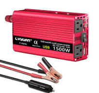 Amazon.com: IpowerBingo Power Inverter 700W/1500W (Peak) Dual AC Outlets  and USB Charging Port DC 12V to 110V AC Car Converter Inverter for Home Car  ...