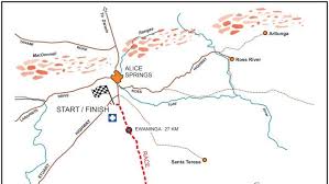Finke desert race was a challenge for me but also for the hundreds of riders coming each year from afar to compete for the title king of the desert. Finke Desert Race Map Abc News Australian Broadcasting Corporation