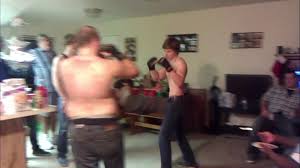 Kick your opponent and throw stuff at him. Backyard Boxing Knockout Jukin Media Inc