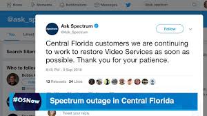 These charts, i'm sure are just a good indication as to whether you may have issues within your local area for. Spectrum Cable Internet Outage Frustrates Central Florida Customers Orlando Sentinel