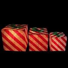Christmas picture puzzle quiz from video quiz star 100% correct answers. Northlight Set Of 3 Red And White Striped Gift Box Outdoor Christmas Decor The Home Depot Canada