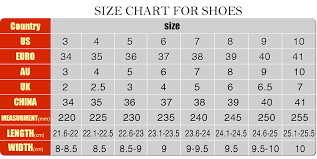 Faithful Shoe Size Chart China Us Size Chart For Shoes Uk