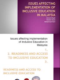 How long is the validity of the medical screening that was done in malaysia after the val is issued? Issues Affecting Implementation Of Inclusive Education In Malaysia Inclusion Education Special Education