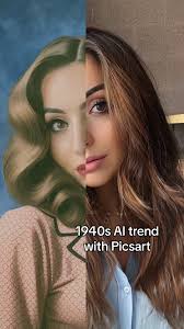 she's a classy lady ✨ comment for a tutorial #1940sai #1940aifilter #1940s  #aifilter #ai #picsart #1940sfashion #1940