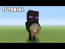 Minecraft Tutorial How To Make An Ender Ender Minecraft Tutorial Minecraft Tutorial Minecraft Blueprints Minecraft Crafts