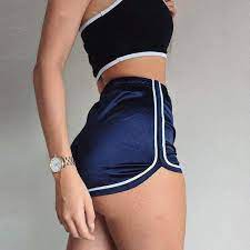 Silk Short Shorts Womens - Sexy Summer Beach Shorts High Waisted - Free  Shipping | Moda, Pantalones cortos de seda, Moda para mujer