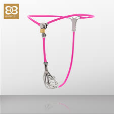 CHASTITY BELT FOR MEN SISSY PINK SS1 - Chastity Cage