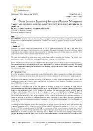 The occurrence of variation orders in construction industry is a regular trend all over the world which is caused by number of factors. Pdf Variation Orders Causes In Construction Buildings Projects In Jordan Gjesrm Journal Academia Edu