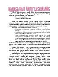 Pidarta Bhs Bali Bhs Bali Patut Lestariang