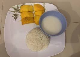 Berbaloi cuba masak untuk keluarga. Cara Mudah Membuat Mango Sticky Rice Dimasak Dengan Rice Cooker Yang Sedap