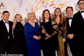 Alison steadman, melanie walters, larry lamb, ruth jones, rob brydon, joanna page, james corden, mathew horne. Ntas 2020 Gavin Stacey Cast Reunite On The Red Carpet As The Show Wins Special Gong Daily Mail Online