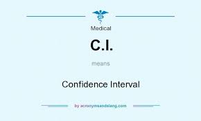 C I Confidence Interval In Medical By Acronymsandslang Com
