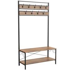 We did not find results for: Yaheetech 72 Inch Hall Tree Storage Bench Entryway Shoe Rack Bench 9 Coat Hooks