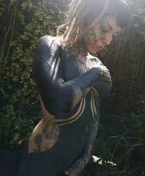 3kreuze Blackwork Cvlt On Instagram Before Atrixbelle Will Leave London And Move To Bali I Had T Tattooed Girls Models Facial Tattoos Body Suit Tattoo