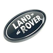 Range Rover Sport Supercharged Tailgate Emblem Black Land Rover Oval Logo Badge Ebay