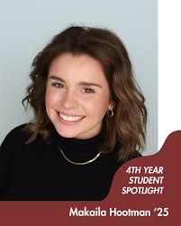 We are happy to share another 2025 Grinnell Graduate highlight! Thank you,  Makaila Hootman '25, for sharing a glimpse into your Grinnell experience!  Name: Makaila Hootman '25 Pronouns: she/her Major/Concentration: Classics  and