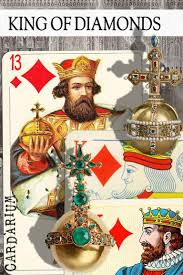In the french version of playing cards and tarot decks, the king immediately outranks the queen. King Of Diamonds Meaning In Cartomancy And Tarot Cardarium